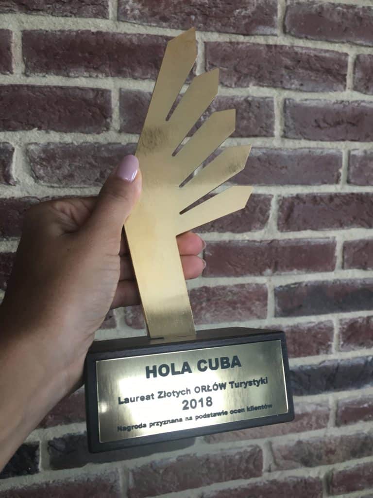 Hola Cuba laureatem Złotego Orła Turystyki 2018!