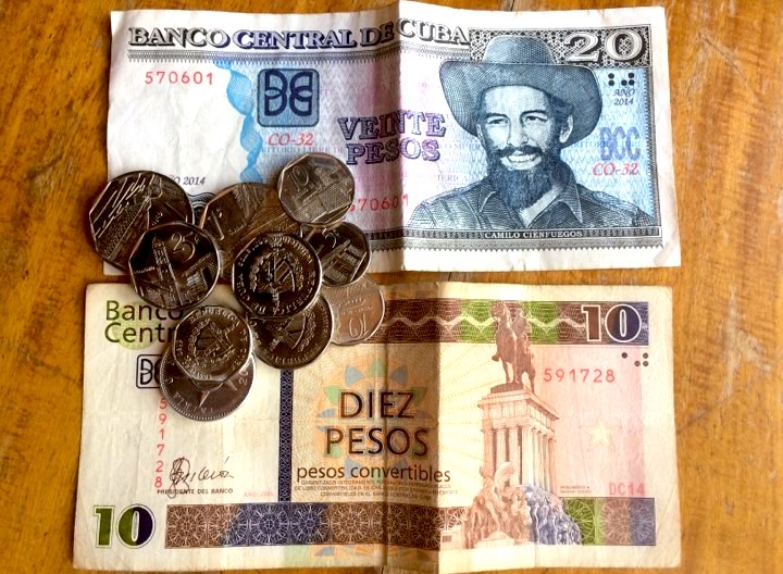 Pieniądze i waluty na Kubie